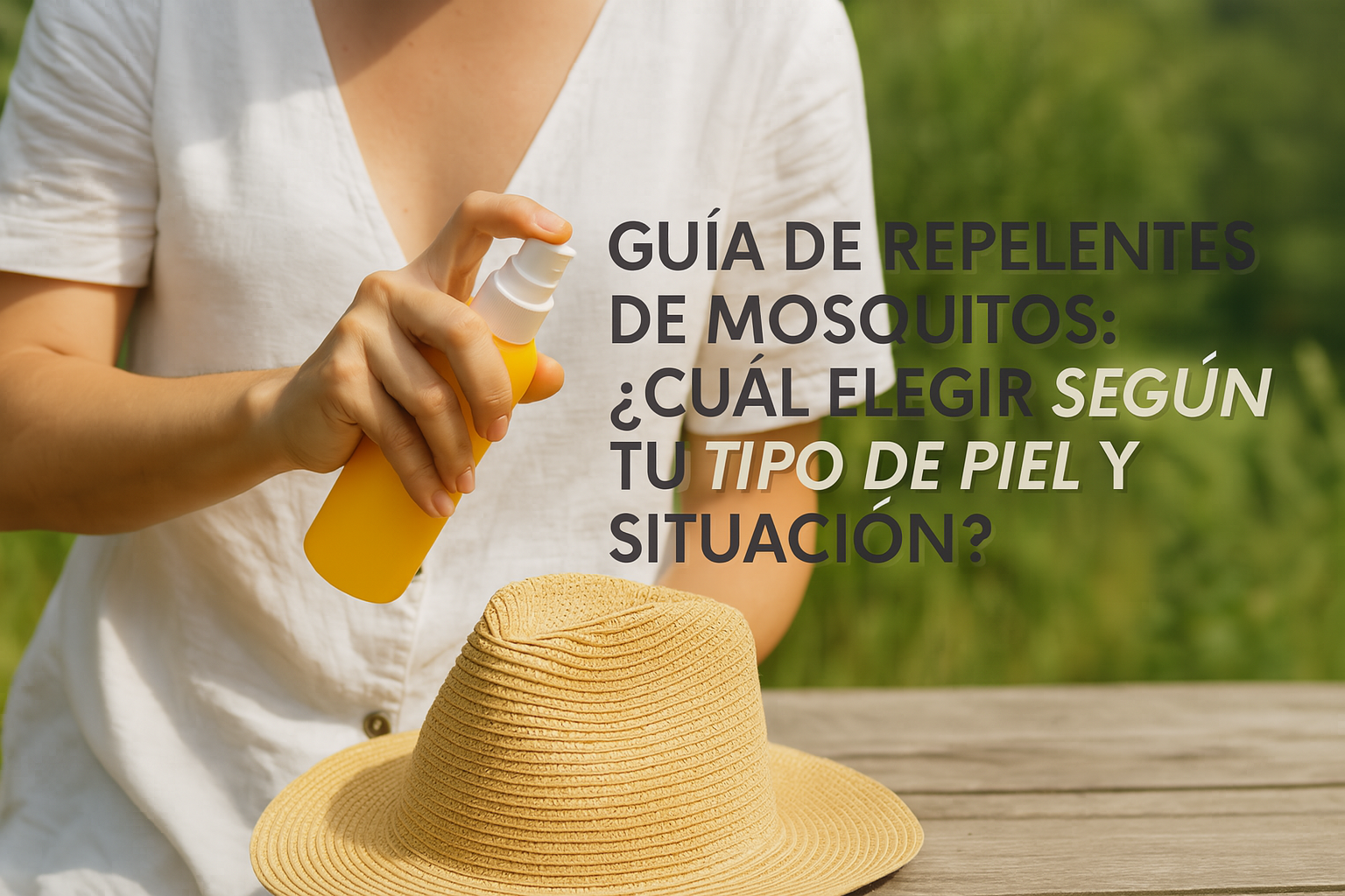 Guía de Repelentes de Mosquitos: elige el adecuado según tu tipo de piel y entorno